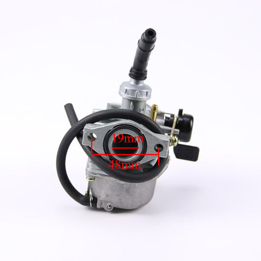 19mm Carburetor PZ19 Suitable for 50cc, 70cc, 90cc, 110cc, and 125cc All-Terrain Vehicles, Dirt Pit, and Bicycle Coolers