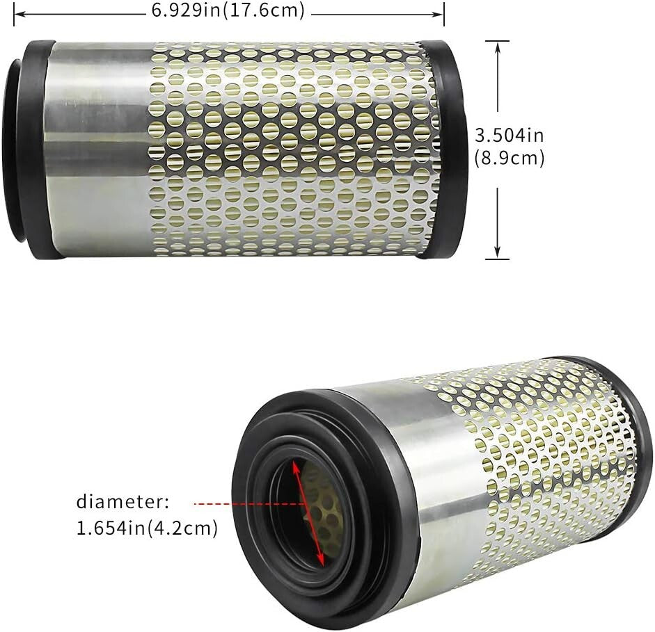 Air Filter Fit for Kubota K7311-82390 6A100-82630 GA100-82630 B21 B2301 B2410