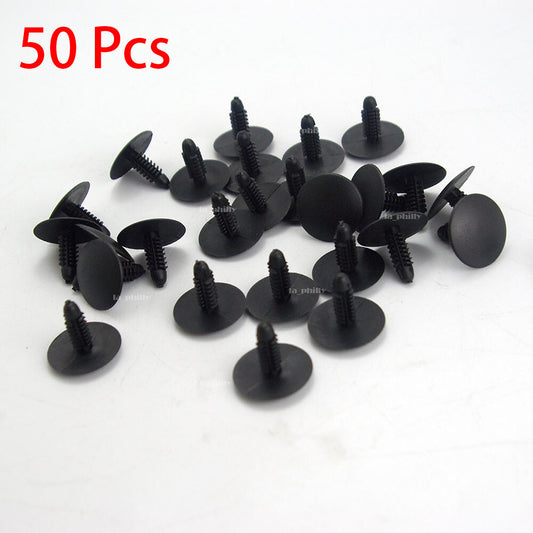 50 Pcs Interior Trim Panel Clip Barbed Type Retainer Clips for Ford N802734S Q