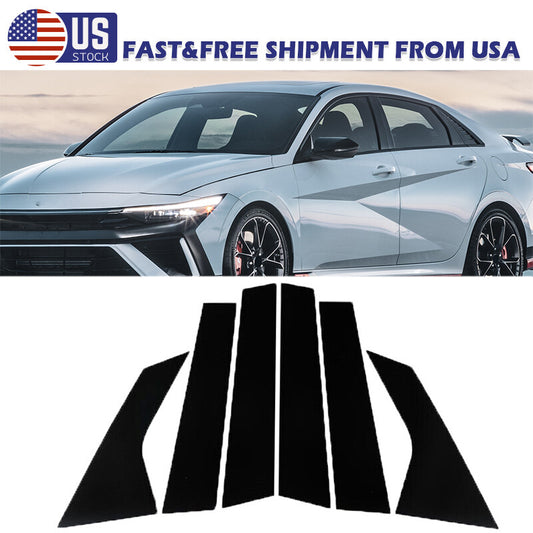 Column door molding decorative window cover accessories for Hyundai for Elantra 21+