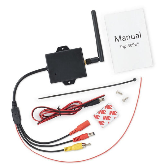 2.4G Wireless Video Transmitter Receiver For Car Rear View Camera Reverse Backup
