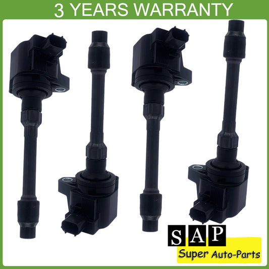 Set of 4 Ignition Coils for Honda for Civic 2.0L Fit 1.5L 2015-2020 30520-5R0-003 Q