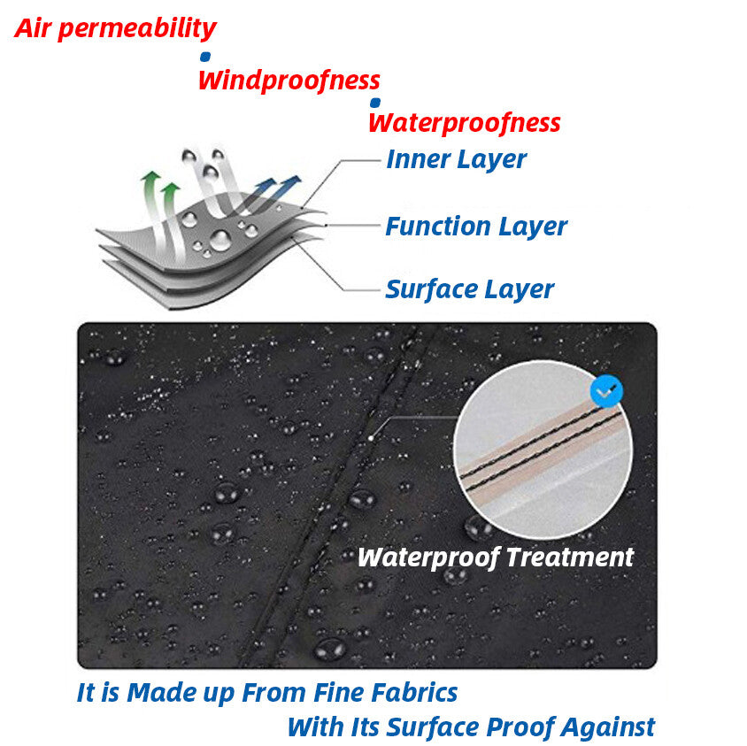 Motorcycle Cover Bike Waterproof Outdoor Rain Dust Sun UV Scooter Protector XXL