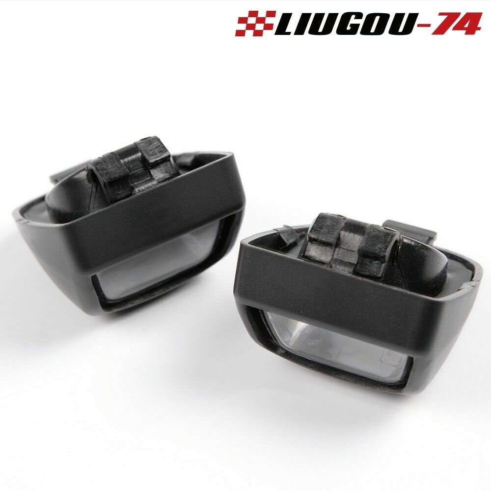 Two rear license plate light lenses for Silverado for Sierra for Cadillac for Escalade pickup trucks. Q
