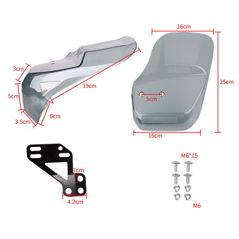 1 pair of universal motorcycle handguards - windproof, cold protection, and windproof n