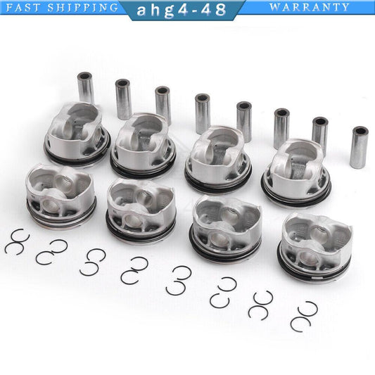Suitable for 5, 6, 7 , 11257617547, 1 set of pistons and rings, 11257613626, 11257576475-