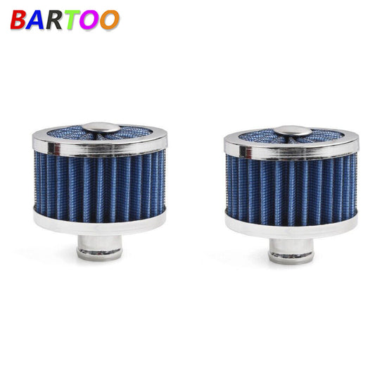 2PCS 1 Push In Vent Filter for Valve Cover Blue 1 Extra Flow Breather Q