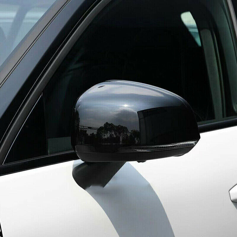 Chrome Rear View Mirror Rain Eyebrow Cover Trims ABS For RAV4 2019-2024 v