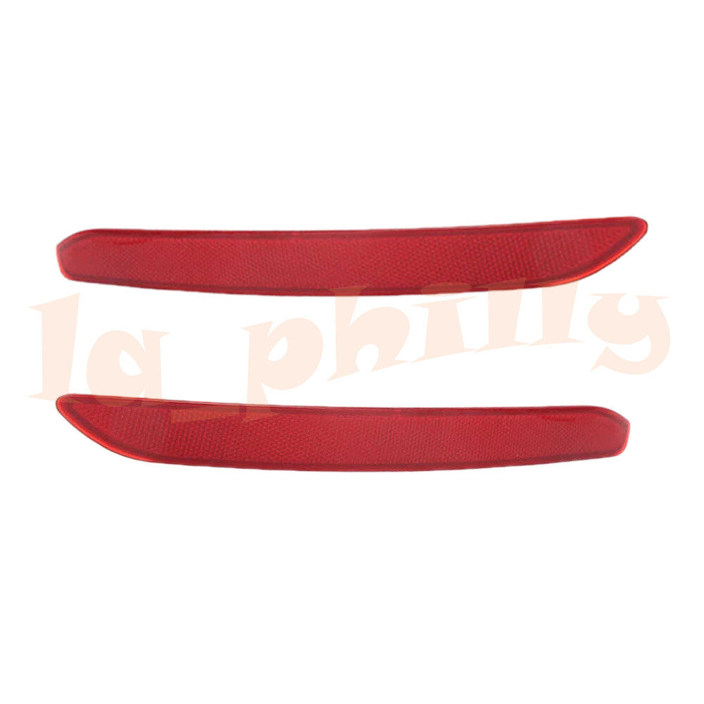 2pcs Red Fits for BMW 3 GT F34 Rear Bumper Reflector Left + Right Q