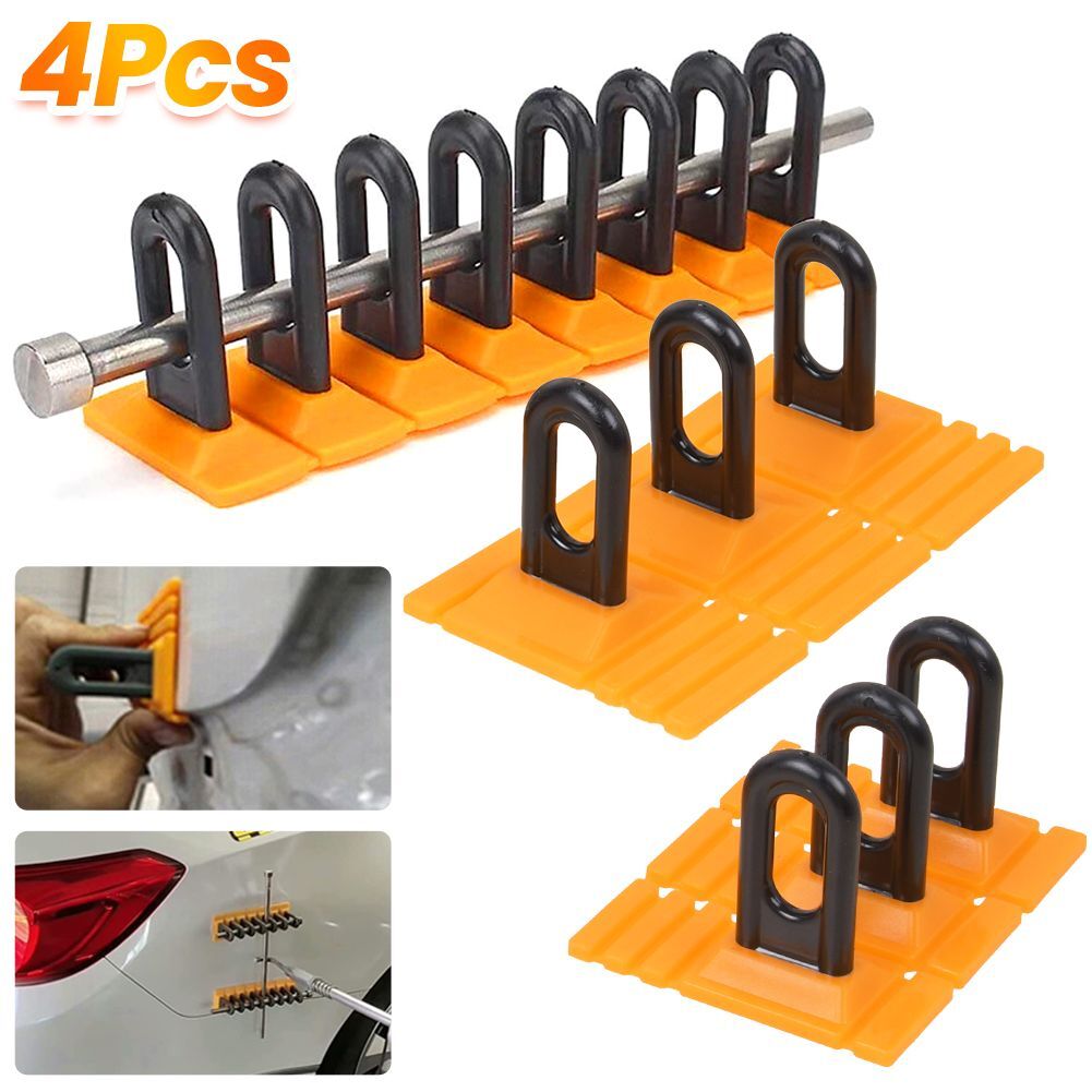 Auto Body Repair Kit Puller Glue Tabs Set Car Paintless Dent Removal Tool 4PCS n