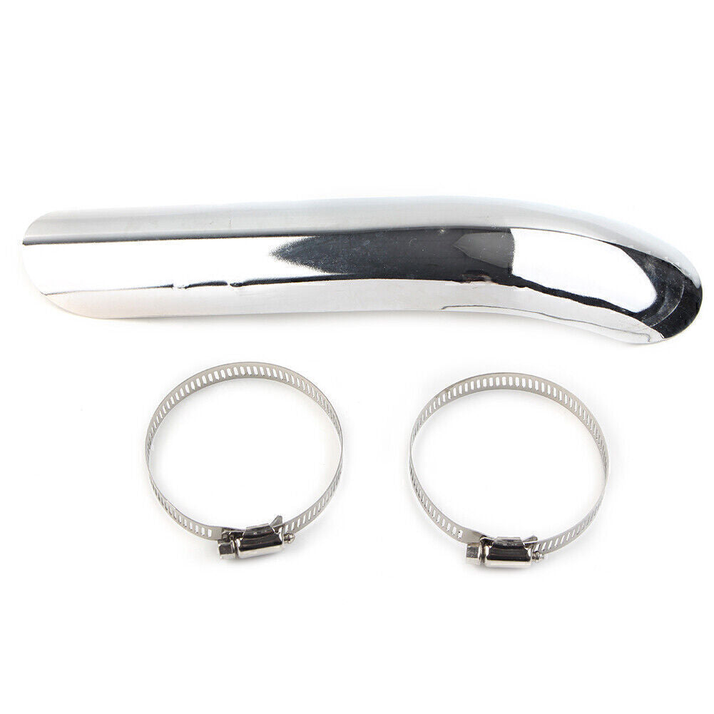 for Harley Motorcycle Exhaust Muffler Pipe Heat Shield Cover Heel Guard Silver