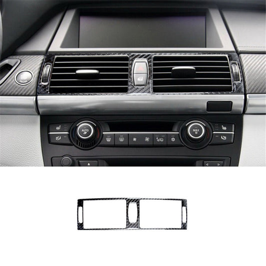 2x Red Carbon Fiber Interior Gear Shift Panel Cover Trim for Honda Odyssey 05-10 v