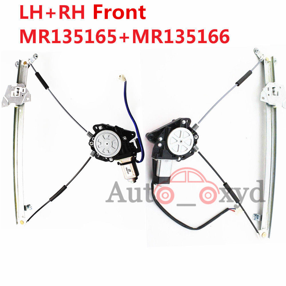 Front LH+RH Power Window Lift Regulator 92-00 for Mitsubishi Montero 3.0 3.5L V6 Q