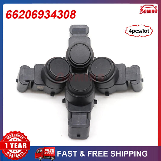 4x Black New PDC Parking Sensor 66206934308 for BMW E81 E82 E88 E90 E91 E92 for Mini