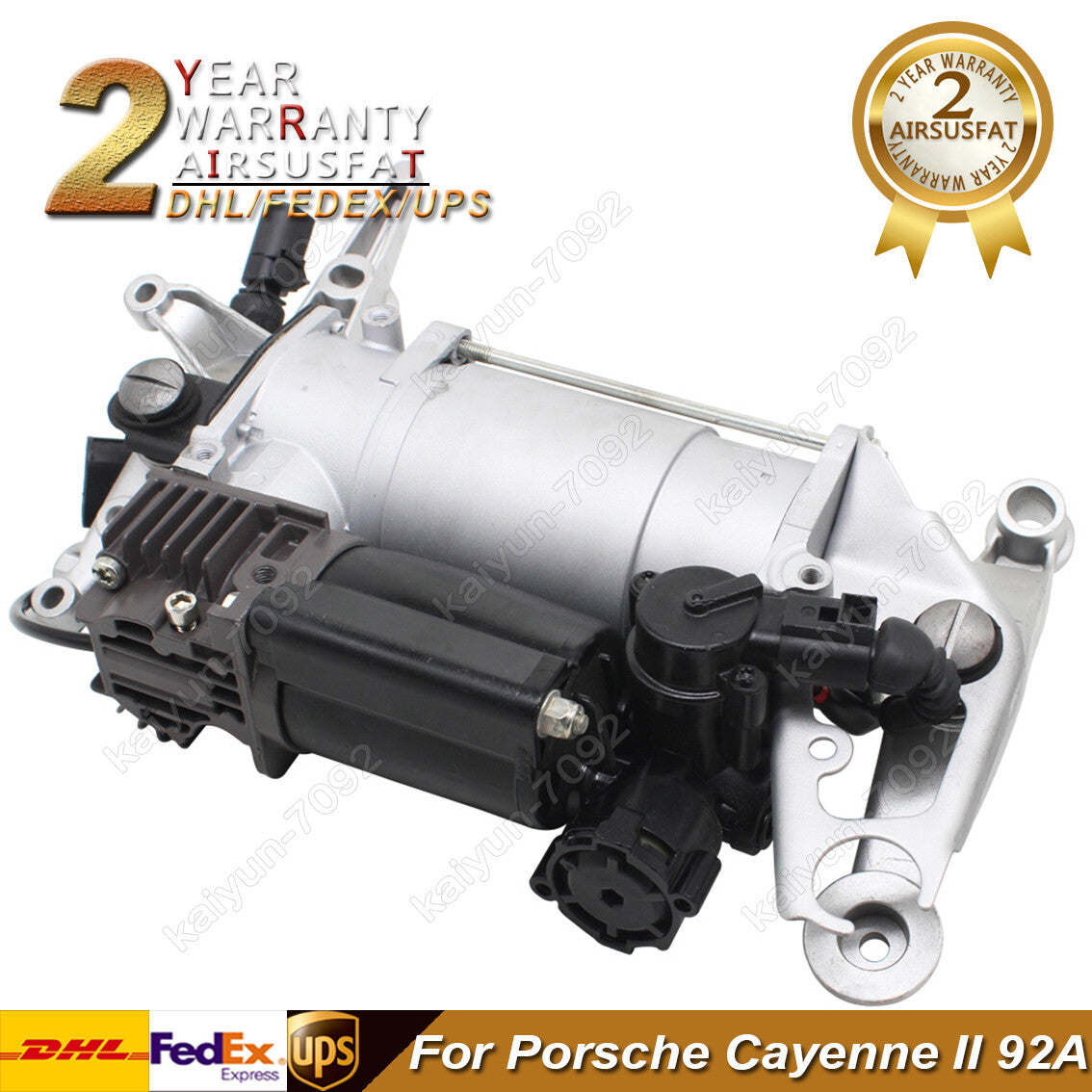 Air Suspension Compressor Pump W/ Bracket for Porsche for Cayenne II 92A 95835890101