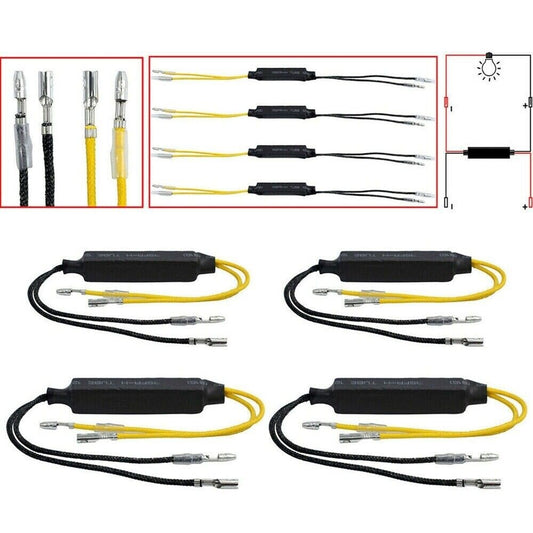 Motorcycle Turn Signal Indicator LED Load Resistor Flash Blinker Fix-Error 2pcs n