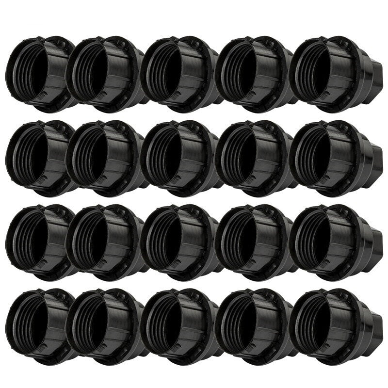 20PCS Black Plastic Wheel Lug Nut Caps Replace Kits Fit For GM 9593028 9593228