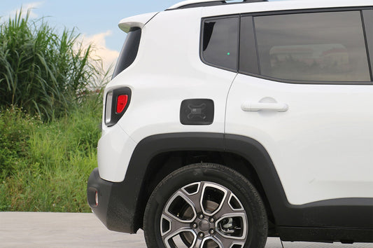 Aluminum Fuel Filler Door Cover Gas Tank Cap for Jeep Renegade Compass U.S.Flag