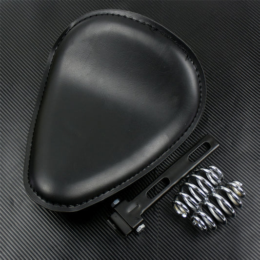 Universal Black Solo Driver for Seat Chrome Mouring Kit Fit for Harley for Yamaha Bobber Q