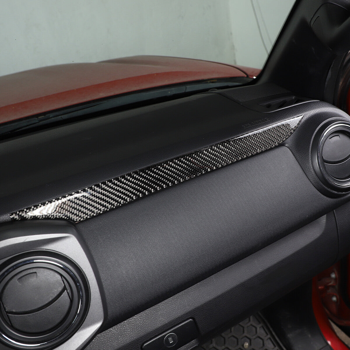 4-Piece Red Inner Door Inner Handle Frame Trim for Tacoma 2005-14 2015- v