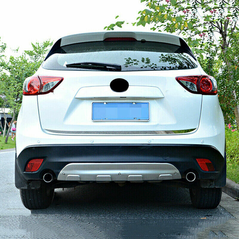 for Mazda CX-5 2012-16 Silver Titanium FrontRear Bumper Skid Protector Guard 2x