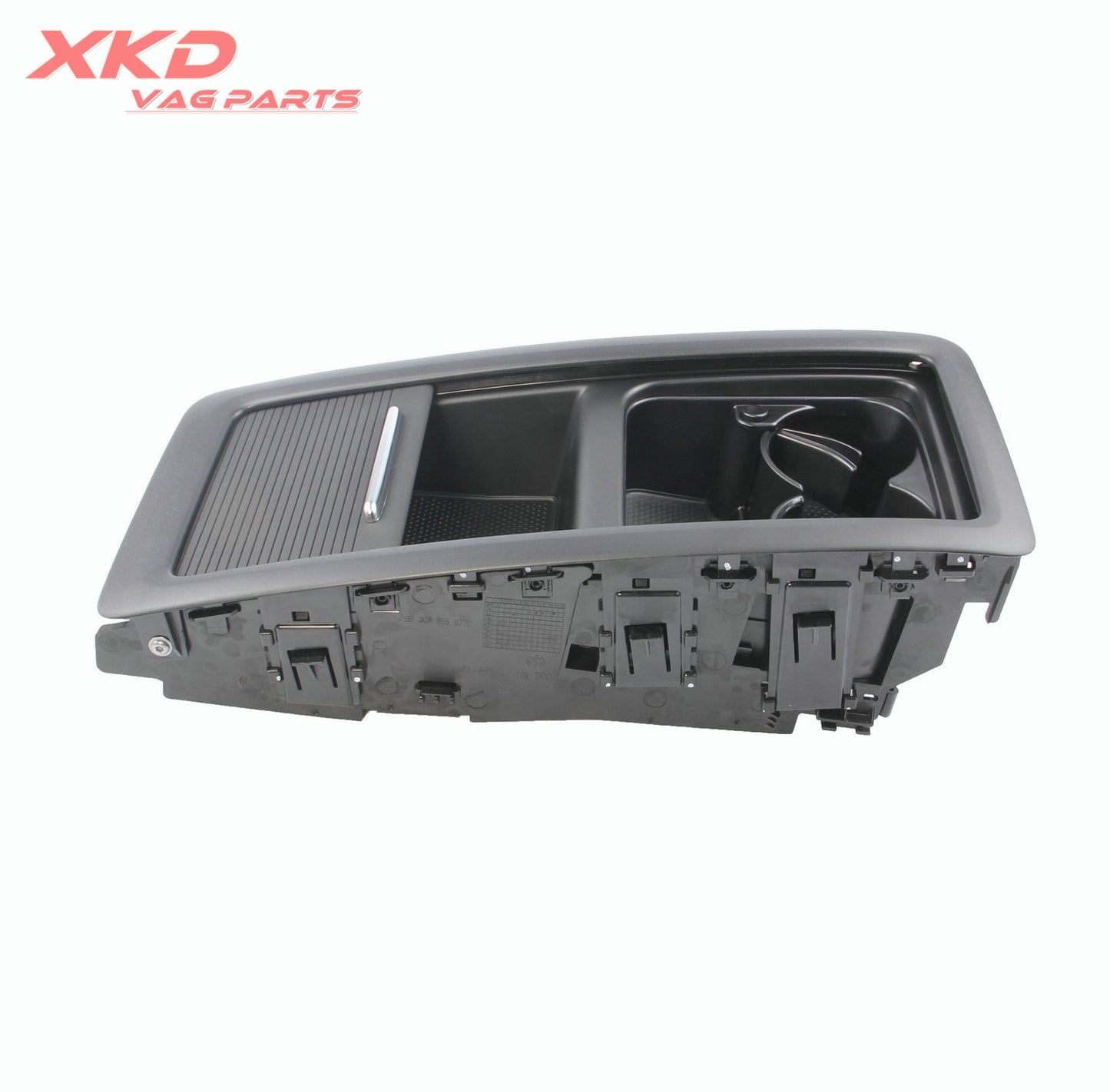 Black 4- for seat rear bench center storage tray for Volkswagen CC 09-15