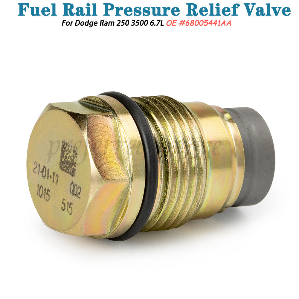 Brand new fuel rail pressure relief valve 07.5-12, suitable for Dodge for Ram 2500 3500 6.7L engines. v