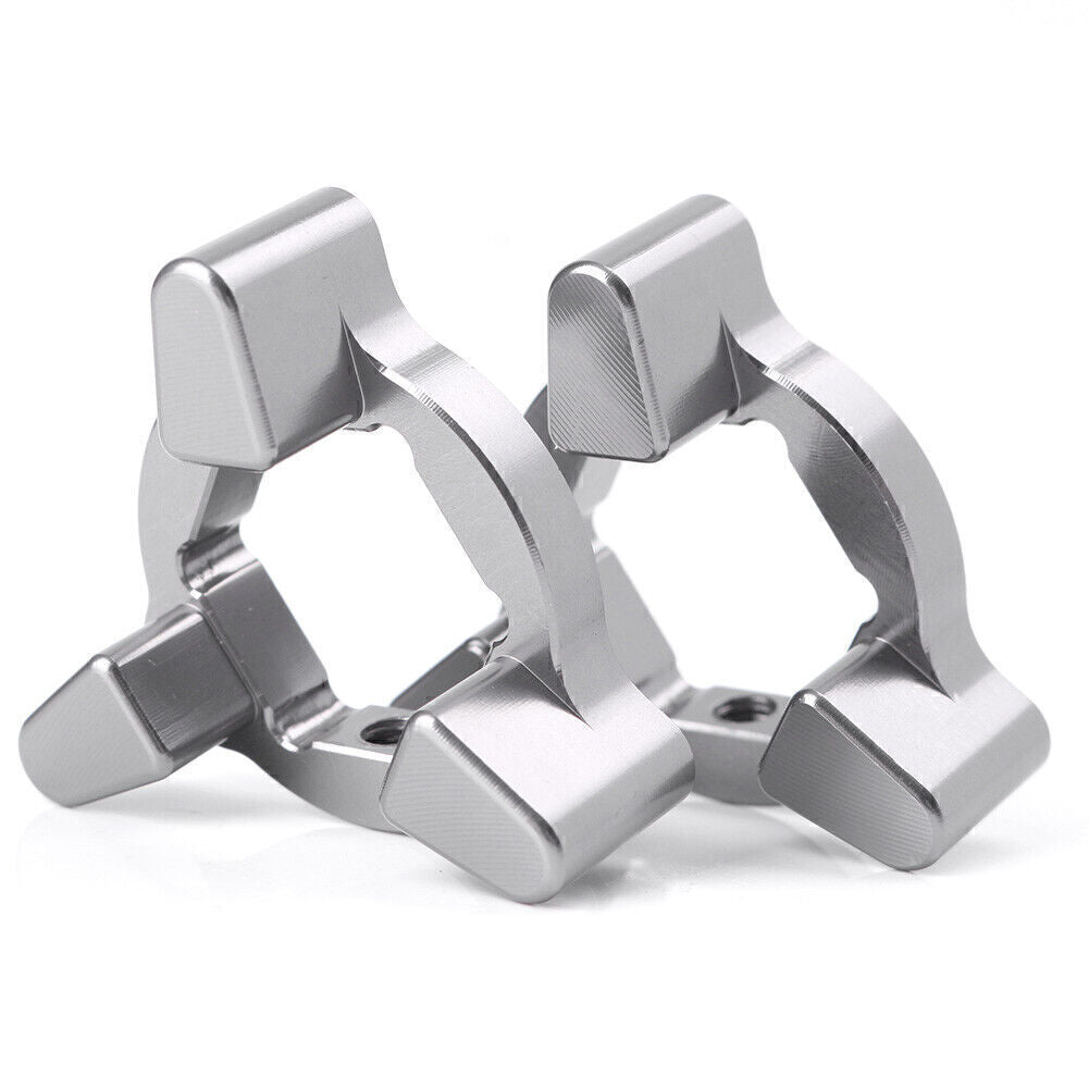 CNC Motor Front Anodized Fork Preload Adjusters 17mm GREY Universal