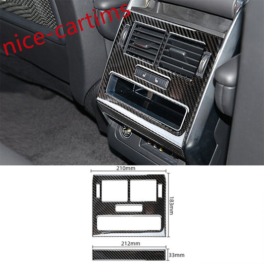 Carbon Fiber Rear Air Vent Outlet Panel Cover For LR for Range Rover Sport 2014-2017