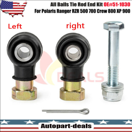 All Balls Tie Rod End Kit for Polaris Ranger RZR 500 700 Crew 800 XP 900 51-1030 Q