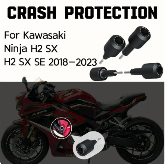for Kawasaki H2 SX / H2 SX SE 2018-2023 Crash Protection Bobbins