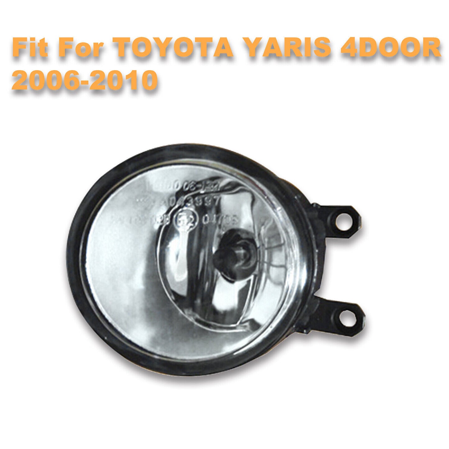 Clear Lens Left Fog Light Bumper Driving Lamp for Toyota Yaris 4 Door 2006-2010