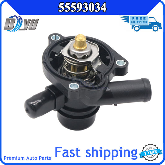 New coolant thermostat assembly with sensor for Chevrolet for Cruze 11-15 Sonic Trax 13-21 Q