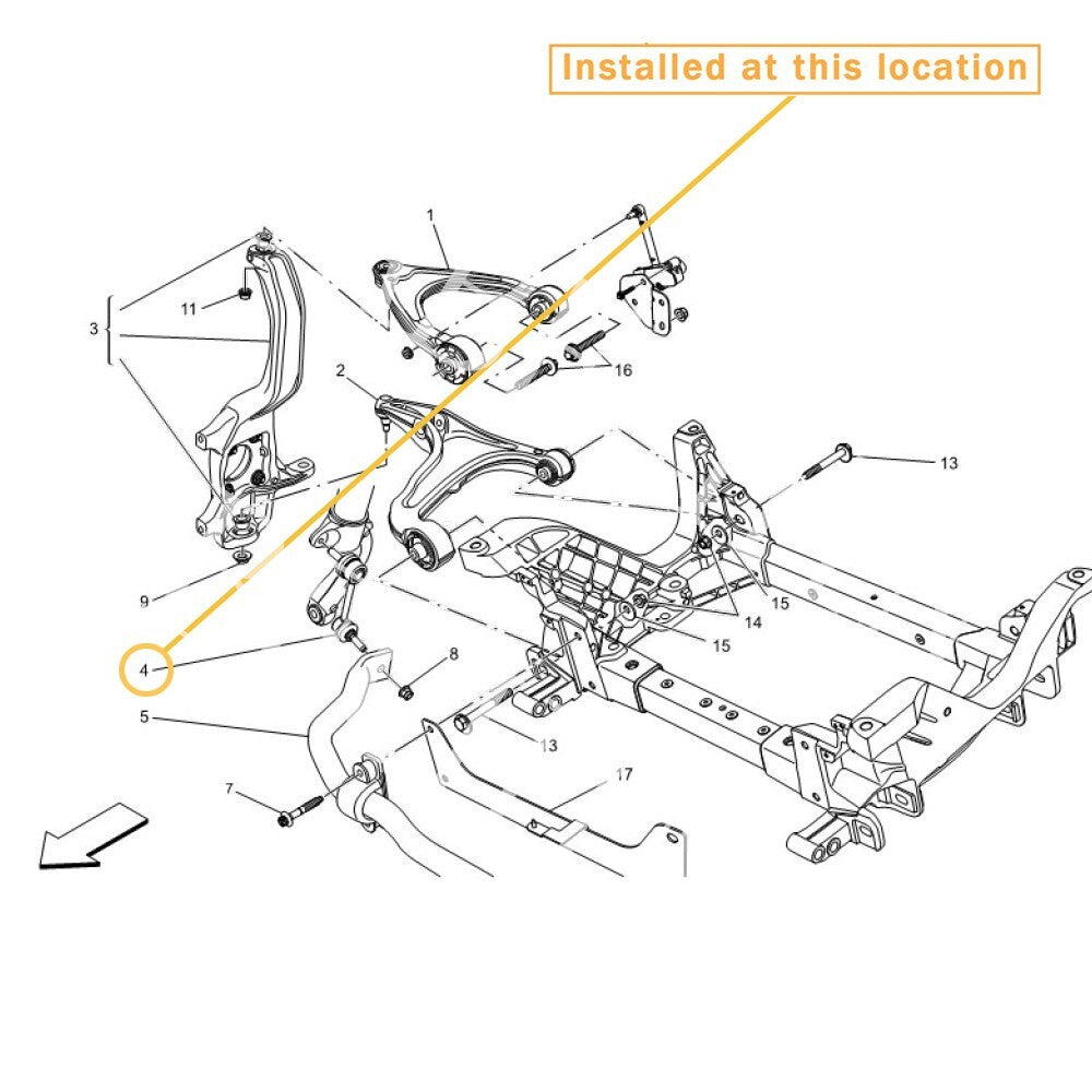 Suitable for Maserati for Levante Hot Selling Front Left Stabilizer Link Equipment Manufacturer 670032003