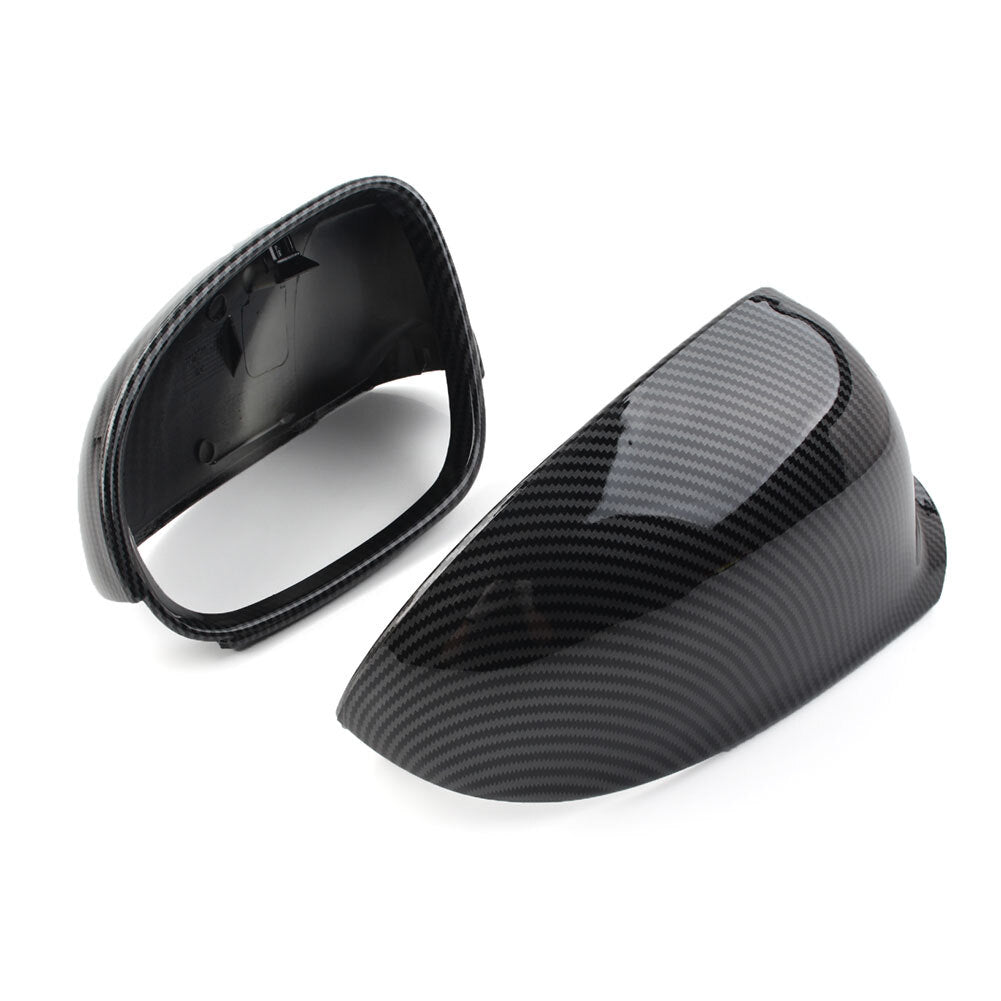 Rear View Mirror Cover Cap Fit for VW for Golf 5 EOS for Jetta for Passat Carbon Fiber Look