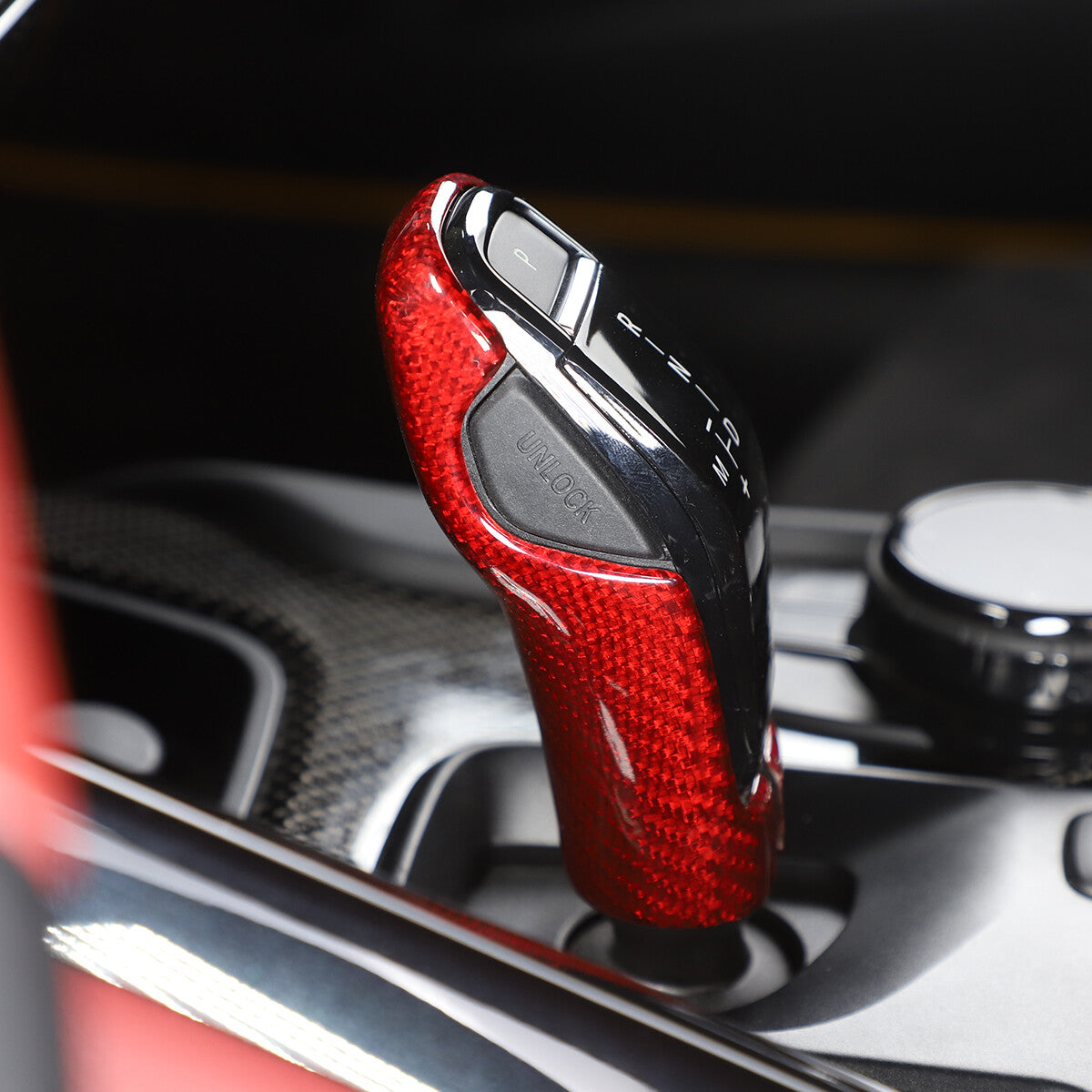 LHD Center Control Gear Shift Storage Box Tray Trim for FJ Curiser 07-21- v