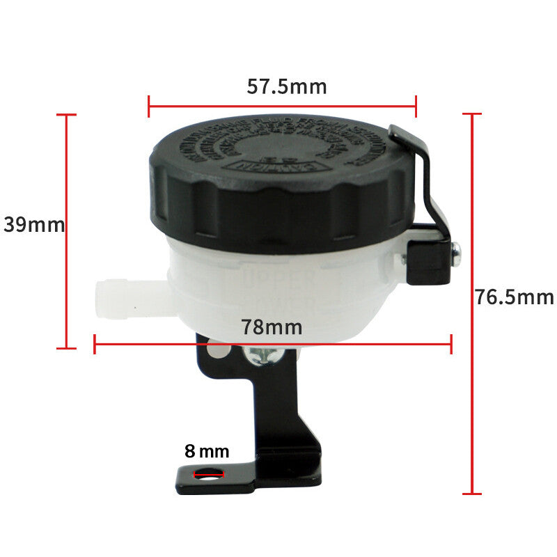 Motorcycle Bike Brake Master Cylinder Fluid Oil Reservoir Tank Cup¡Á1 v