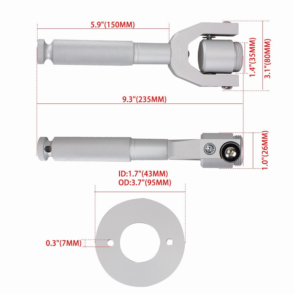 Belt Changing Tool Fit Can-Am Maverick X3 Max Turbo 64/72 Clutch Removal Kit