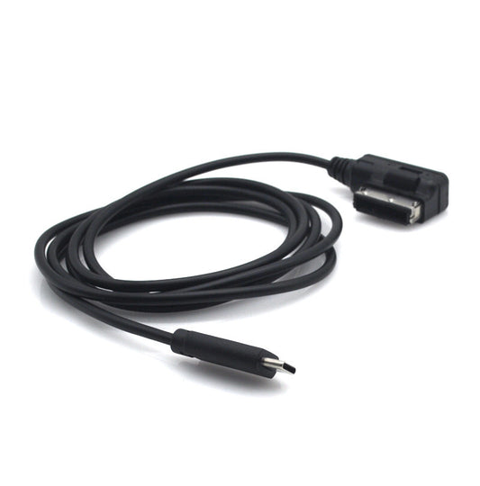 Mp3 aux charger typec usb data music cable for Mercedes Media-In MMI iphone15 v