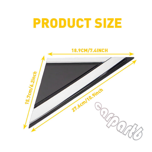 Triangular fender trim for the front left mirror corner of the for Cadillac SRX 2010 - 2016