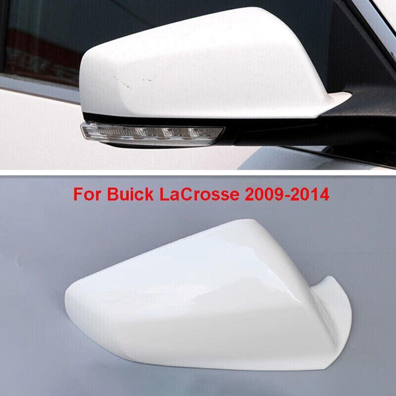 White right-side rearview mirror cover for Buick LaCrosse 2010 - 2015