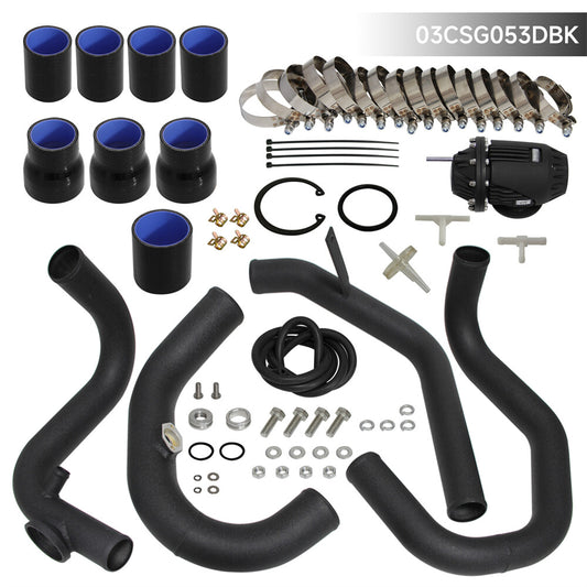 Intercooler Piping Kit + BOV Kit for VW for Jetta for Golf GTI MK4 1.8T 1998-2005 Black