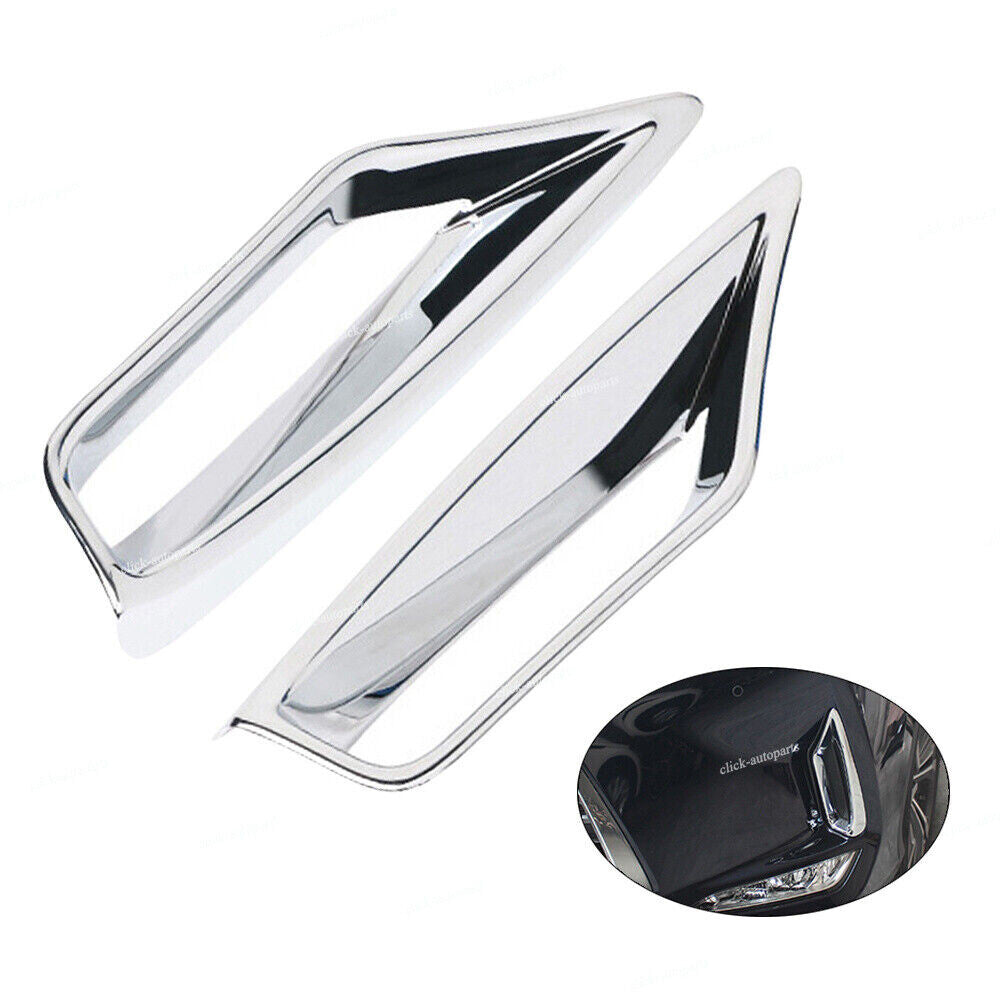 2x Chrome Front Fog Light Lamp Cap Trim For 2020-2021 for Lexus RX300 RX350 RX450h