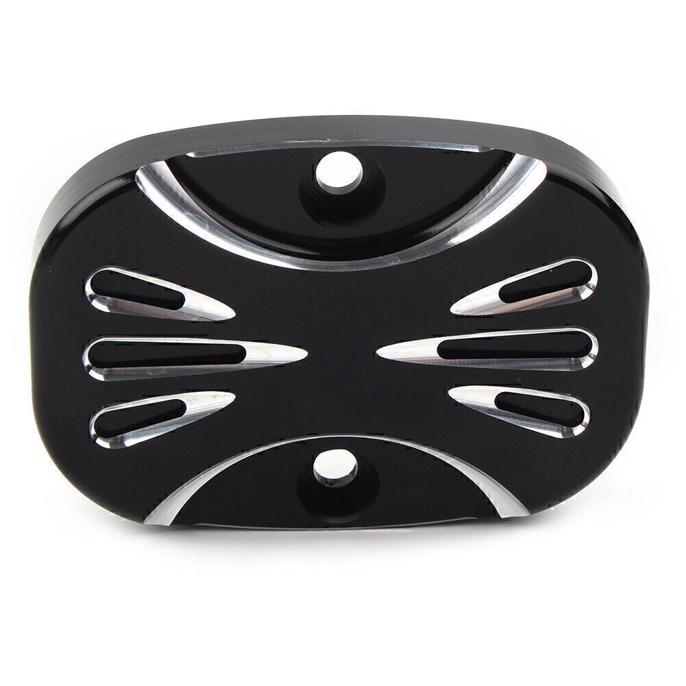 CNC Cut Rear Brake Master Cylinder Cover for Harley Electra Glide Road King FLHT Q