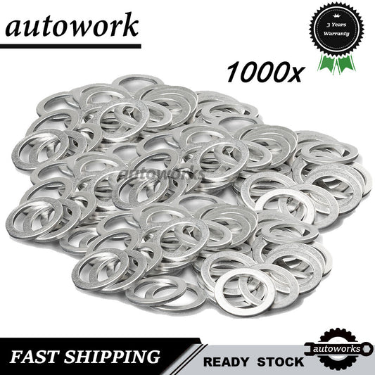 1000X M14 Aluminum Oil Drain Plug Crush Washers Gaskets for MAZDA 9956-41-400