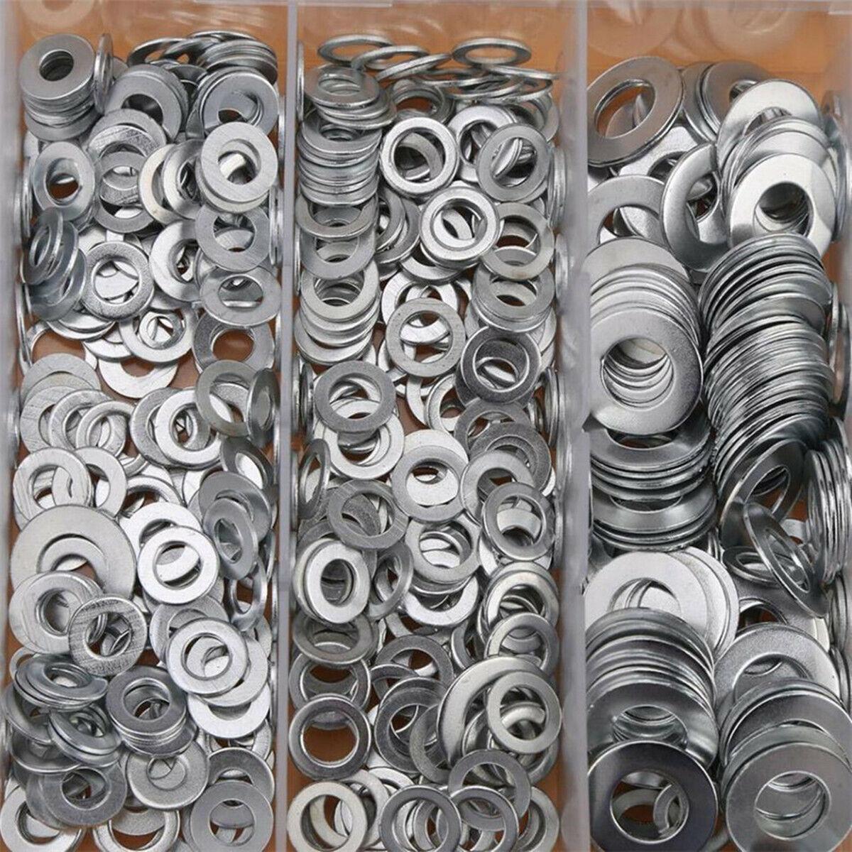 Automotive flat washer kit, 580 pieces, suitable for M2, M2.5, M3, M4, M5, M6, M8, M10, M12 bolts. n