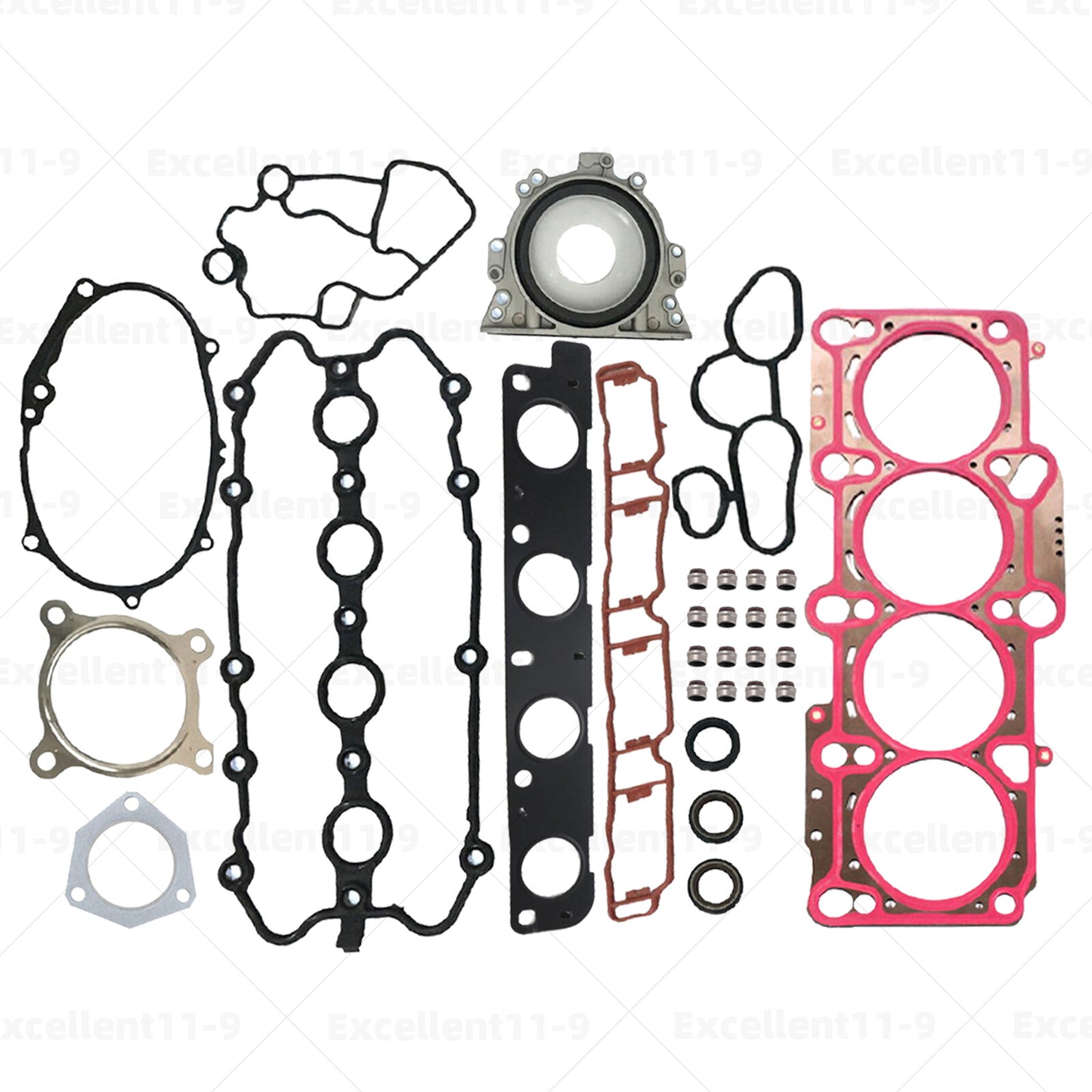 2.0T engine rebuild kit piston seal gaskets suitable for Passat , for Jetta , for Audi A3, A4, TT- n