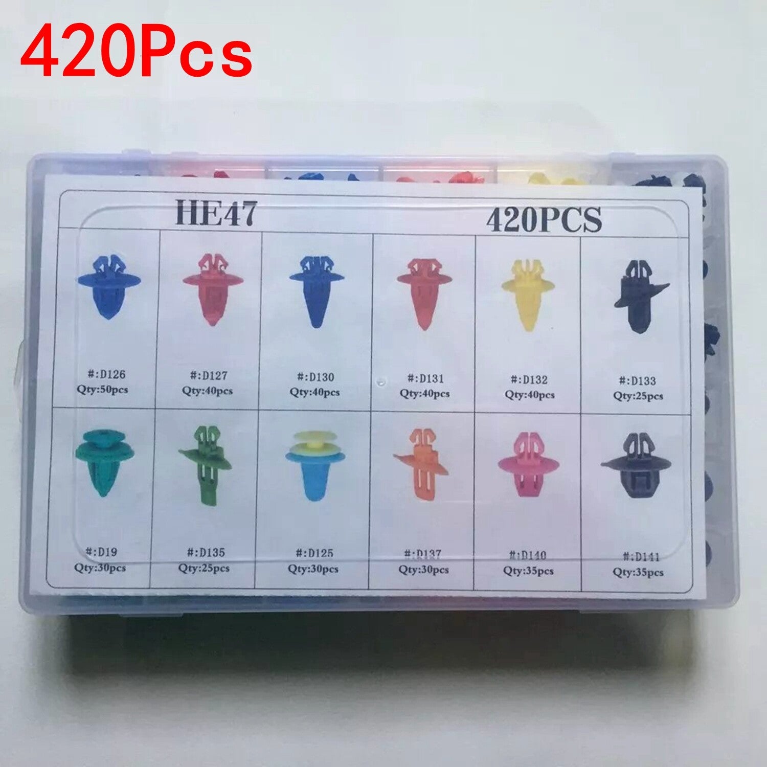 420 Clip for Toyota Fender Wheel Flare Rocker Panel Moulding Retainer Assortment