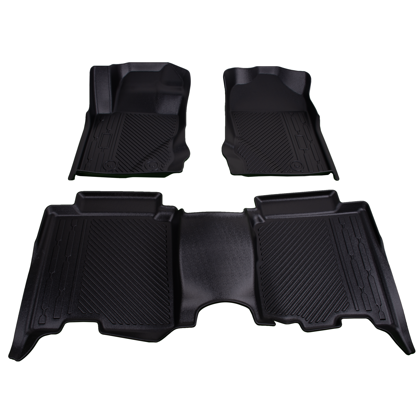 Fit  for ford  Bronco 4-Door 2021-2023 Car Floor Mats Carpet TPE Waterproof Black Q