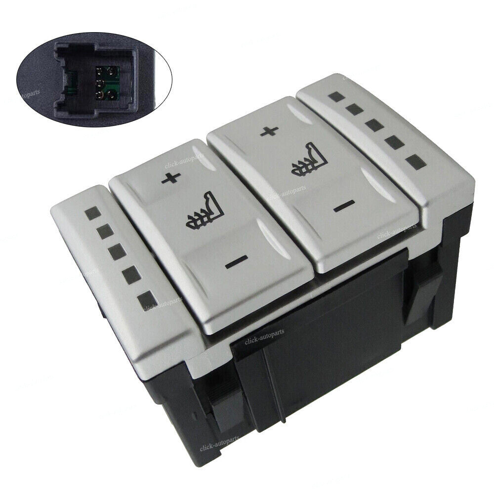 6M2T19K314AC Fits for Ford S-MAX Galaxy Galaxy Car Heated for Seat Button Switch Silver Q